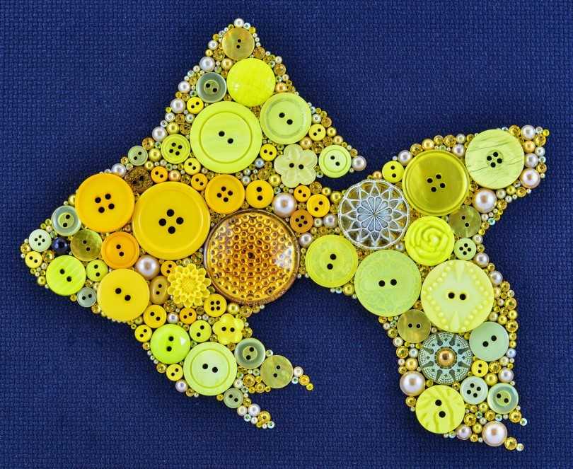 Панно из пуговиц своими руками