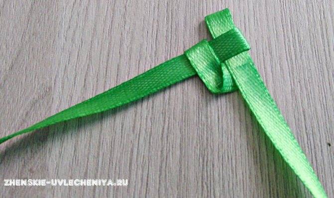 Поделки из атласных лент