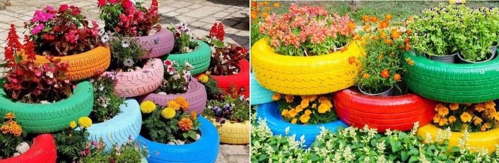 Поделки из автошин