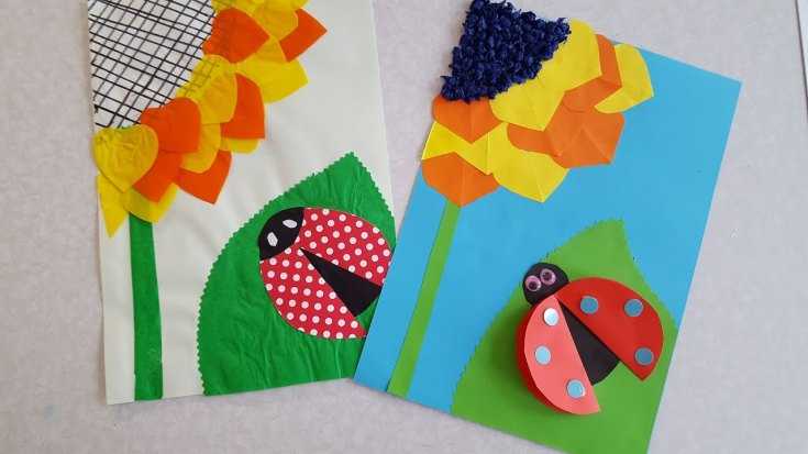 Аппликации из бумаги