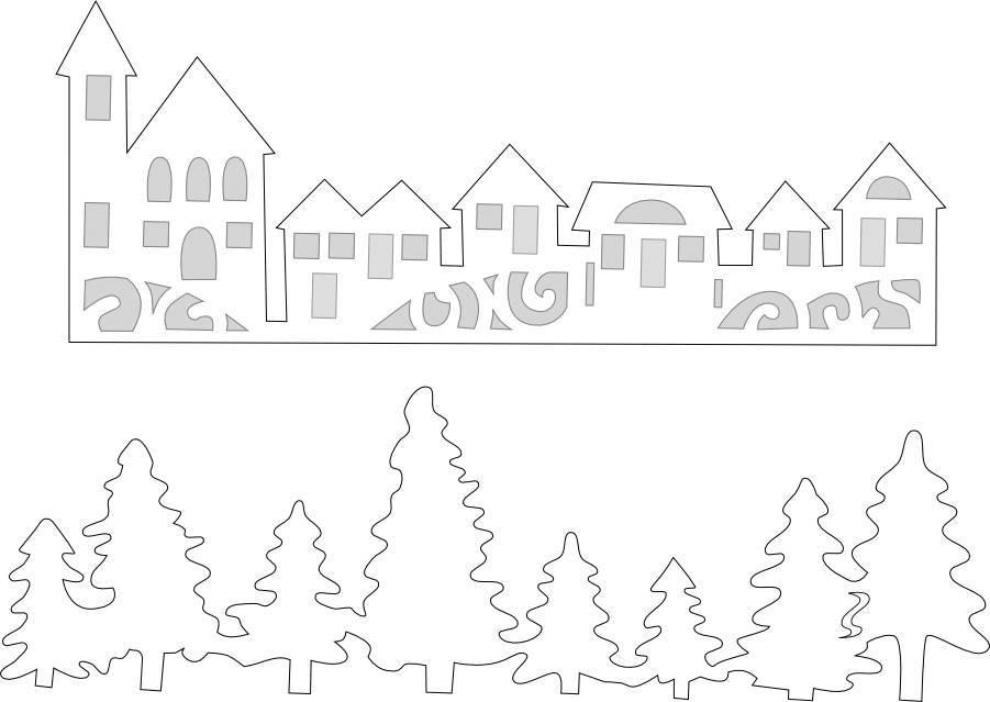 Новогодние вытынанки на окна 2022: 150 фото красивых шаблонов для украшений окон на Новый Год своими руками