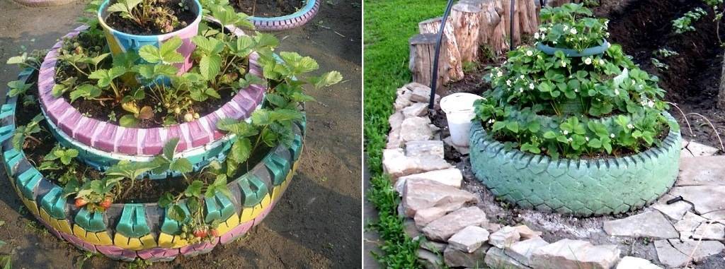 Поделки из автошин