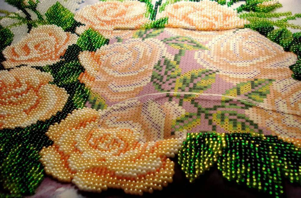 Как вышивать бисером: ТОП-200 фото с простыми схемами для новичков. Технологии вышивки бисером + пошаговые мастер-классы