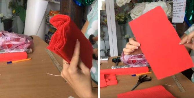 Розы из бумаги