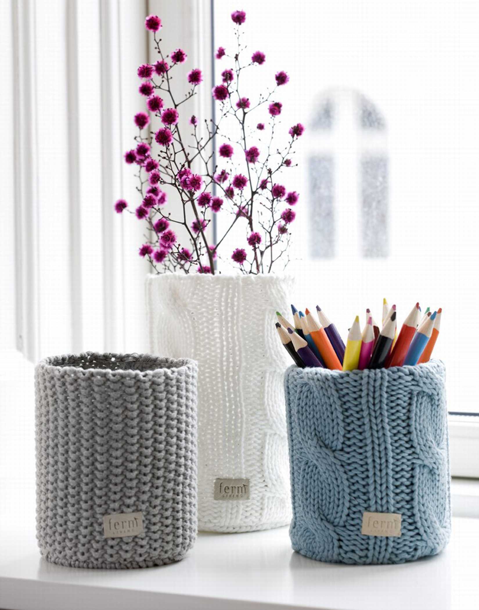 Вазы из пластиковых бутылок