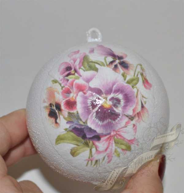 Роспись ёлочных шаров