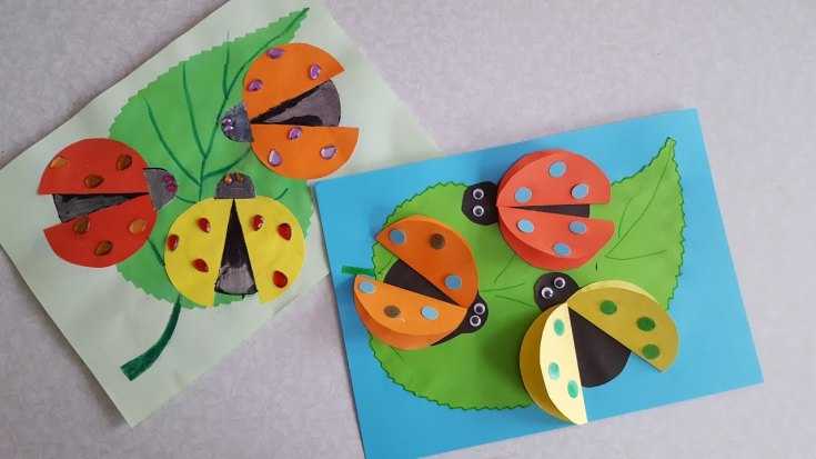 Аппликации из бумаги