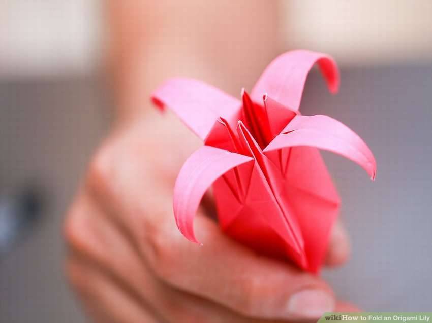 Лилия из бумаги — ТОП-100 фото лучших вариантов изделий. Мастер-класс с пошаговыми схемами и чертежами для создания лилии оригами своими руками