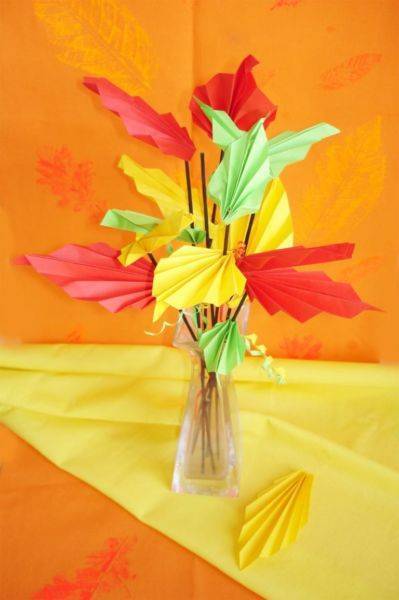 Осенние поделки из бумаги