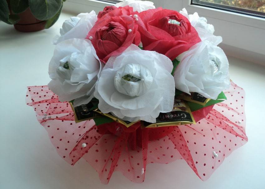 Розы из бумаги