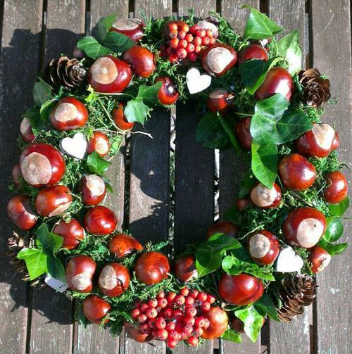 Поделки из каштанов