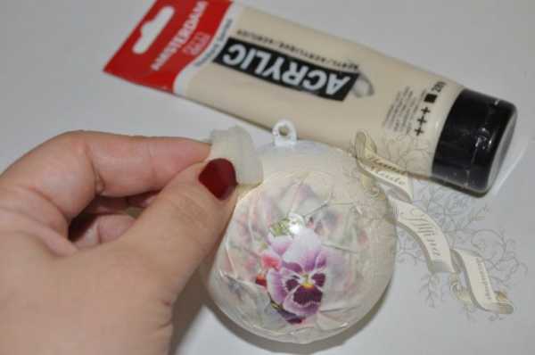 Роспись ёлочных шаров