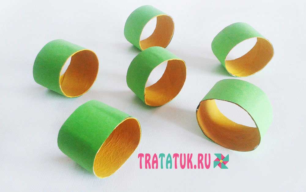 Поделки из втулок