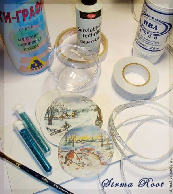 Роспись ёлочных шаров