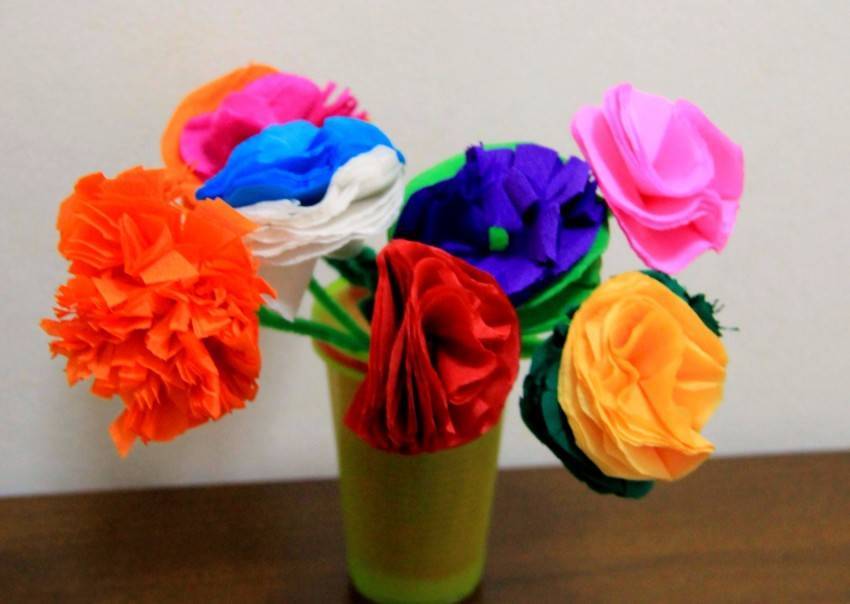 Весенние цветы своими руками