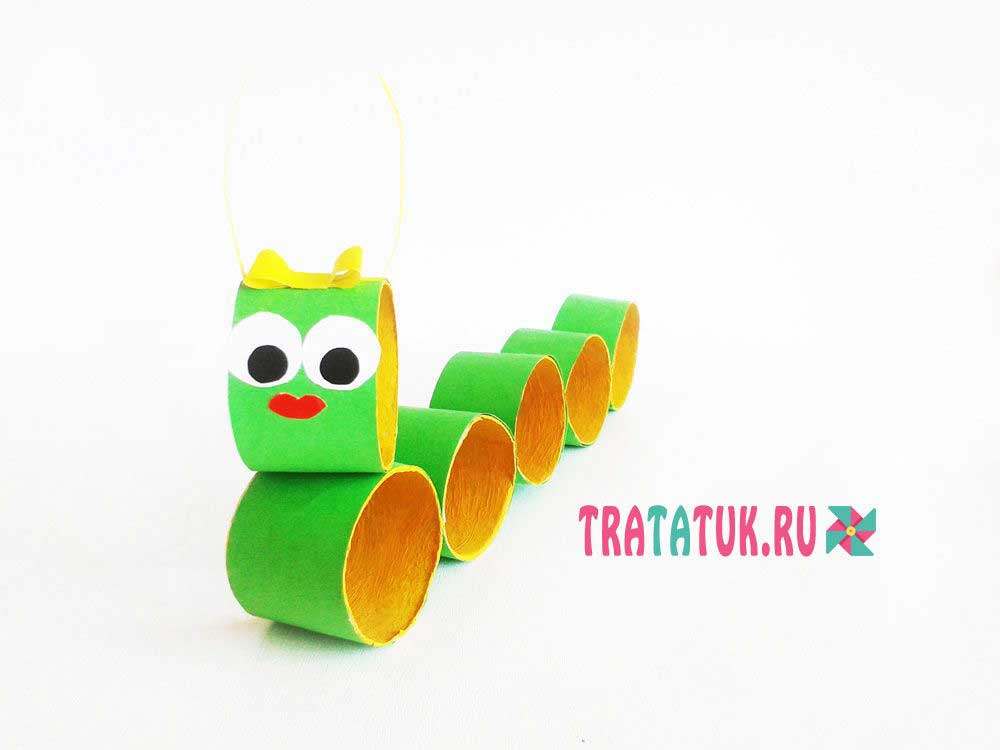 Поделки из втулок