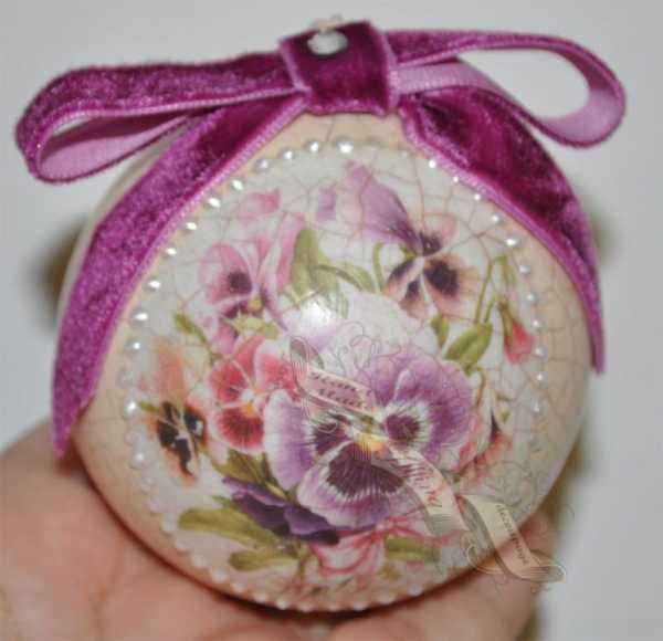 Роспись ёлочных шаров