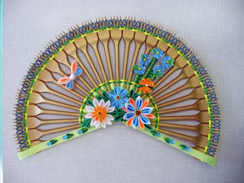 Веер из бумаги своими руками