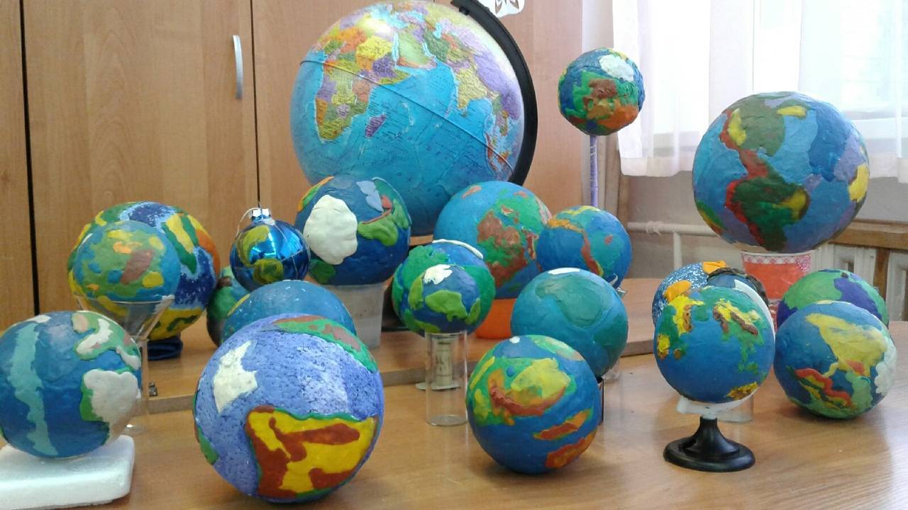 Как сделать глобус из цветной бумаги. как сделать глобус своими руками из бумаги