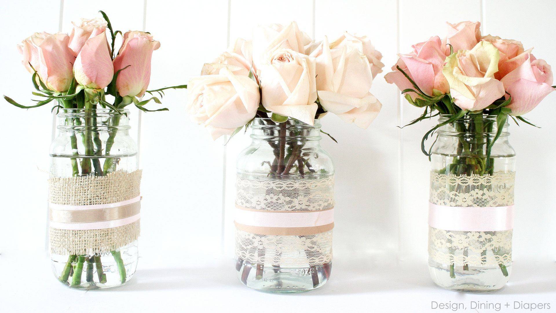 Вазы из пластиковых бутылок