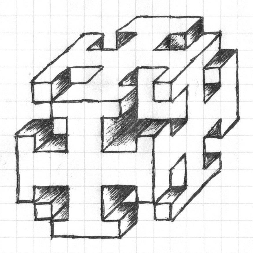 Рисунки по клеточкам в тетради: легкие для начинающих, сложные и красивые | detkisemya.ru