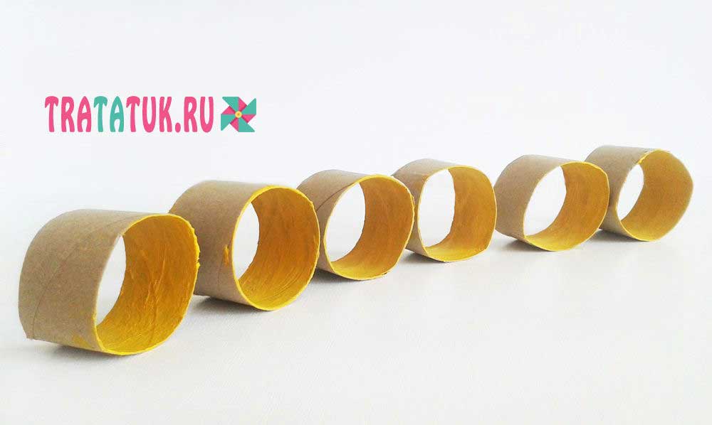 Поделки из втулок