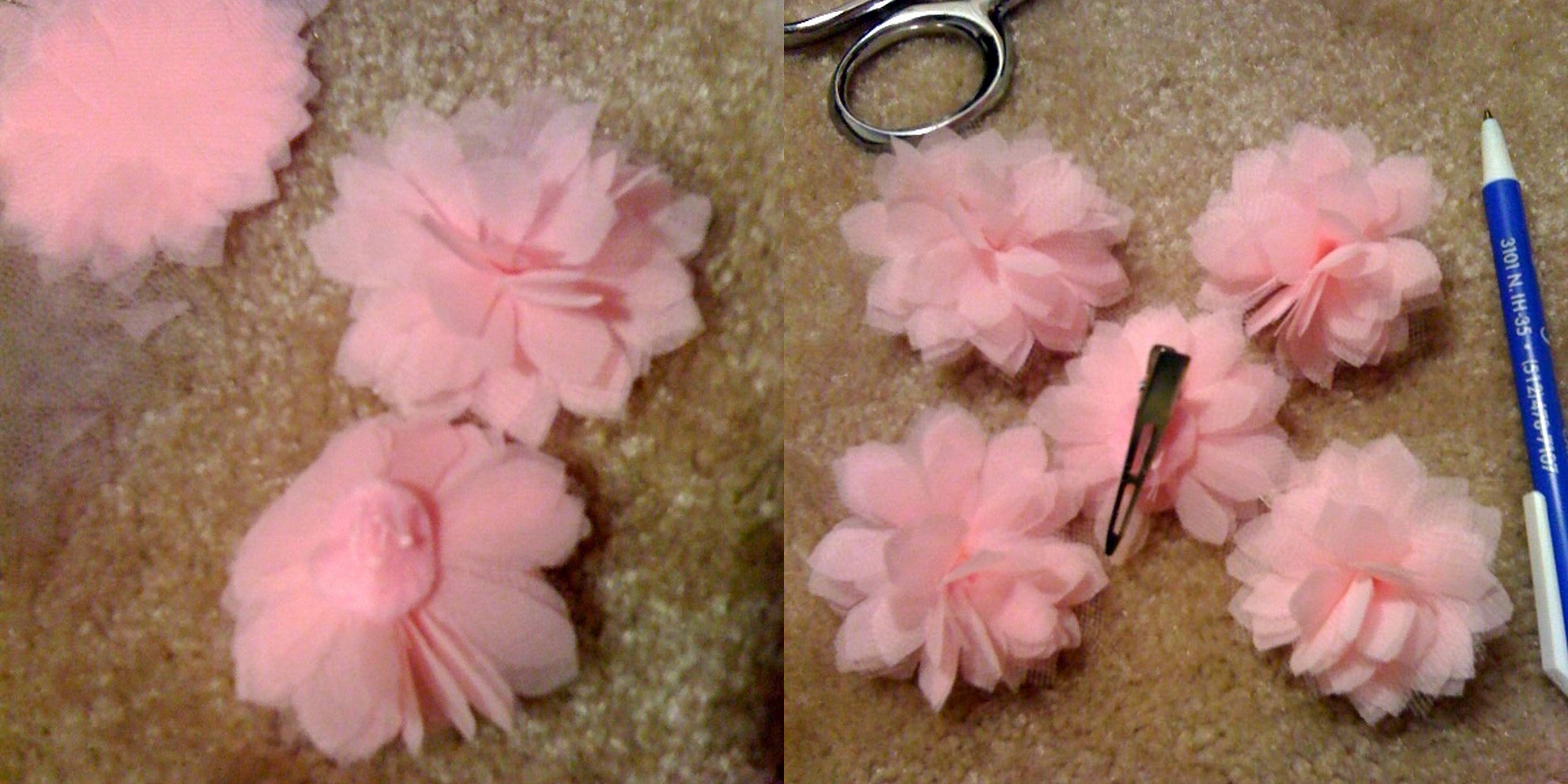 Цветок из фатина ⋆ страна рукоделия - вязание и вышивка своими руками