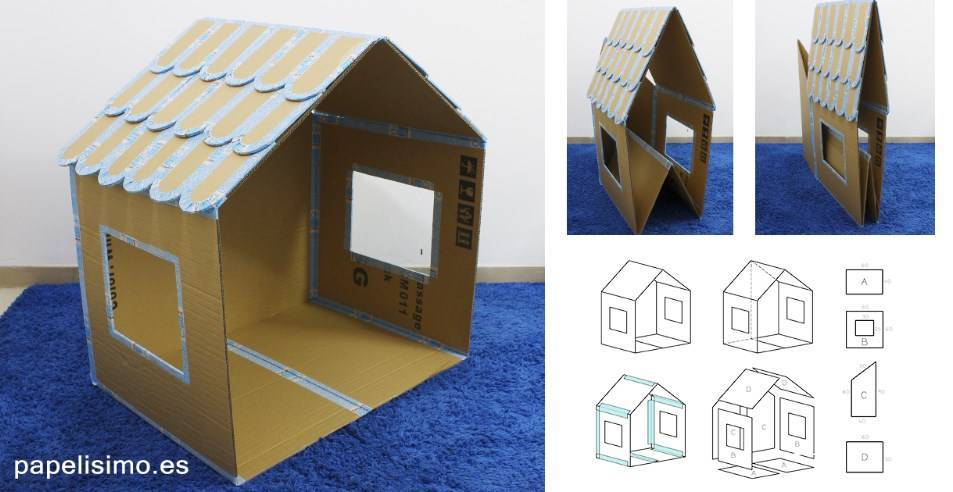 Домик из картона: как сделать своими руками, дом и схемы пошагово, кукольный для детей и кукол из коробки
уютный домик из картона: мастерим вместе с детьми – дизайн интерьера и ремонт квартиры своими руками