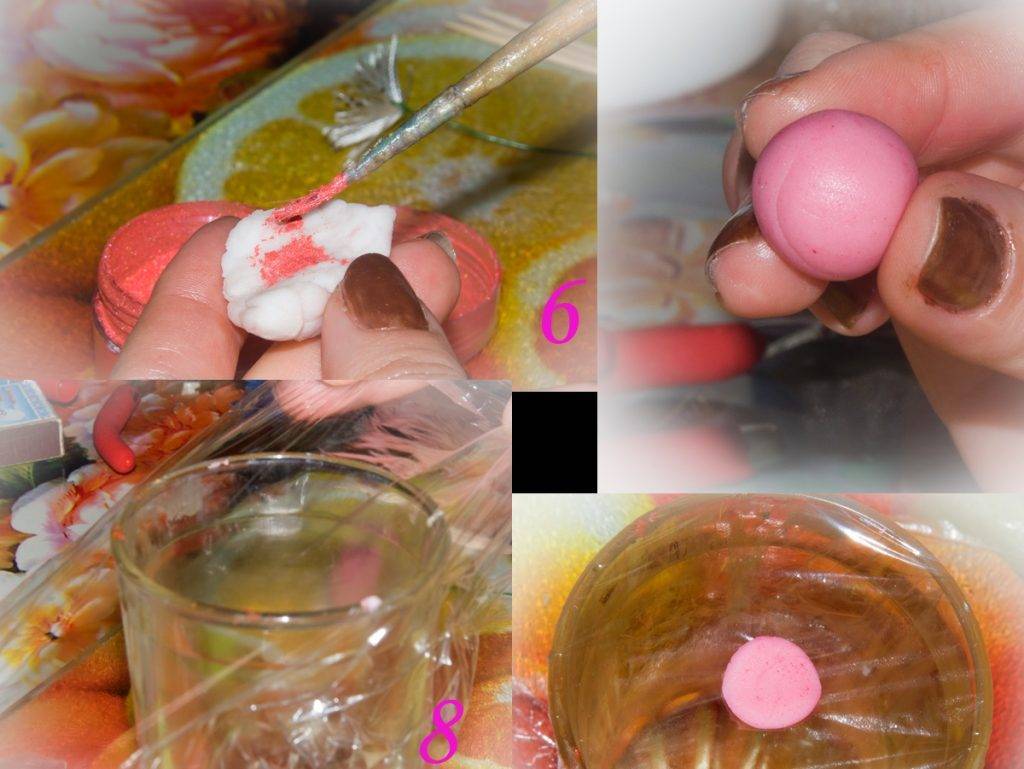 Цветы из холодного фарфора