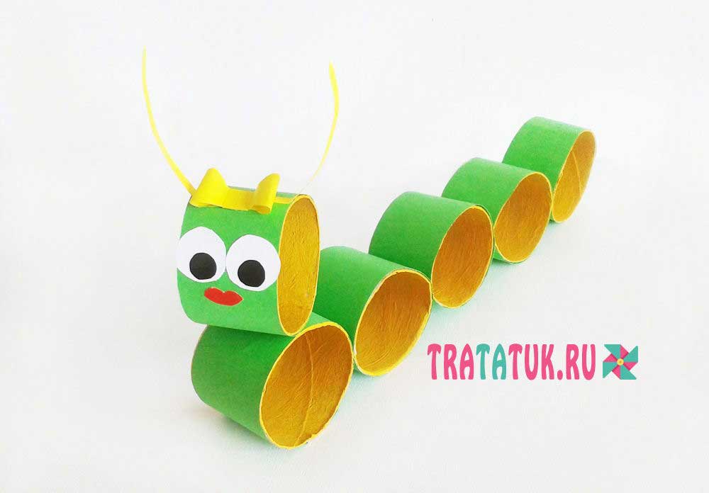 Поделки из втулок