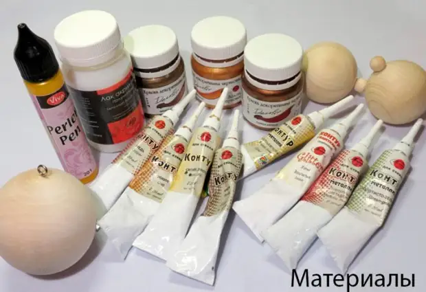 Роспись ёлочных шаров