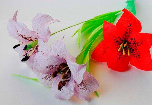 Лилия из бумаги — ТОП-100 фото лучших вариантов изделий. Мастер-класс с пошаговыми схемами и чертежами для создания лилии оригами своими руками