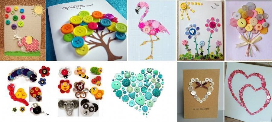 Панно из пуговиц своими руками