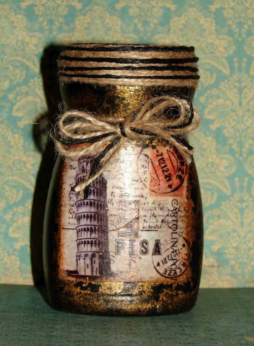 Вазы из пластиковых бутылок