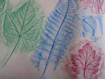 Аппликации из осенних листьев