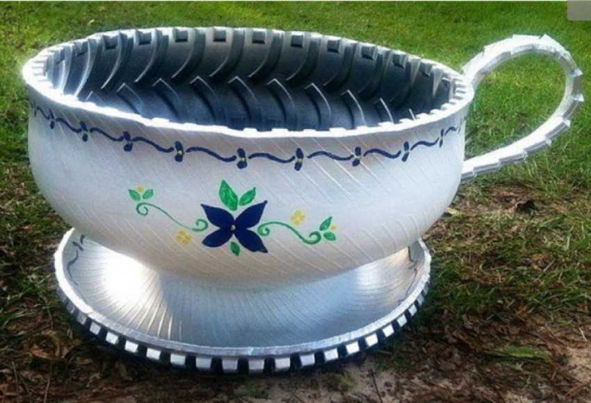 Поделки из автошин