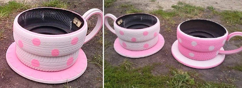 Поделки из автошин