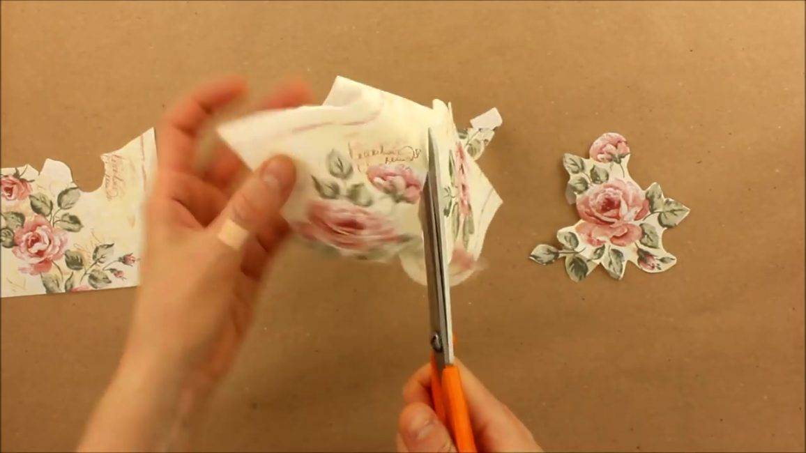 Декупаж бутылки шампанского