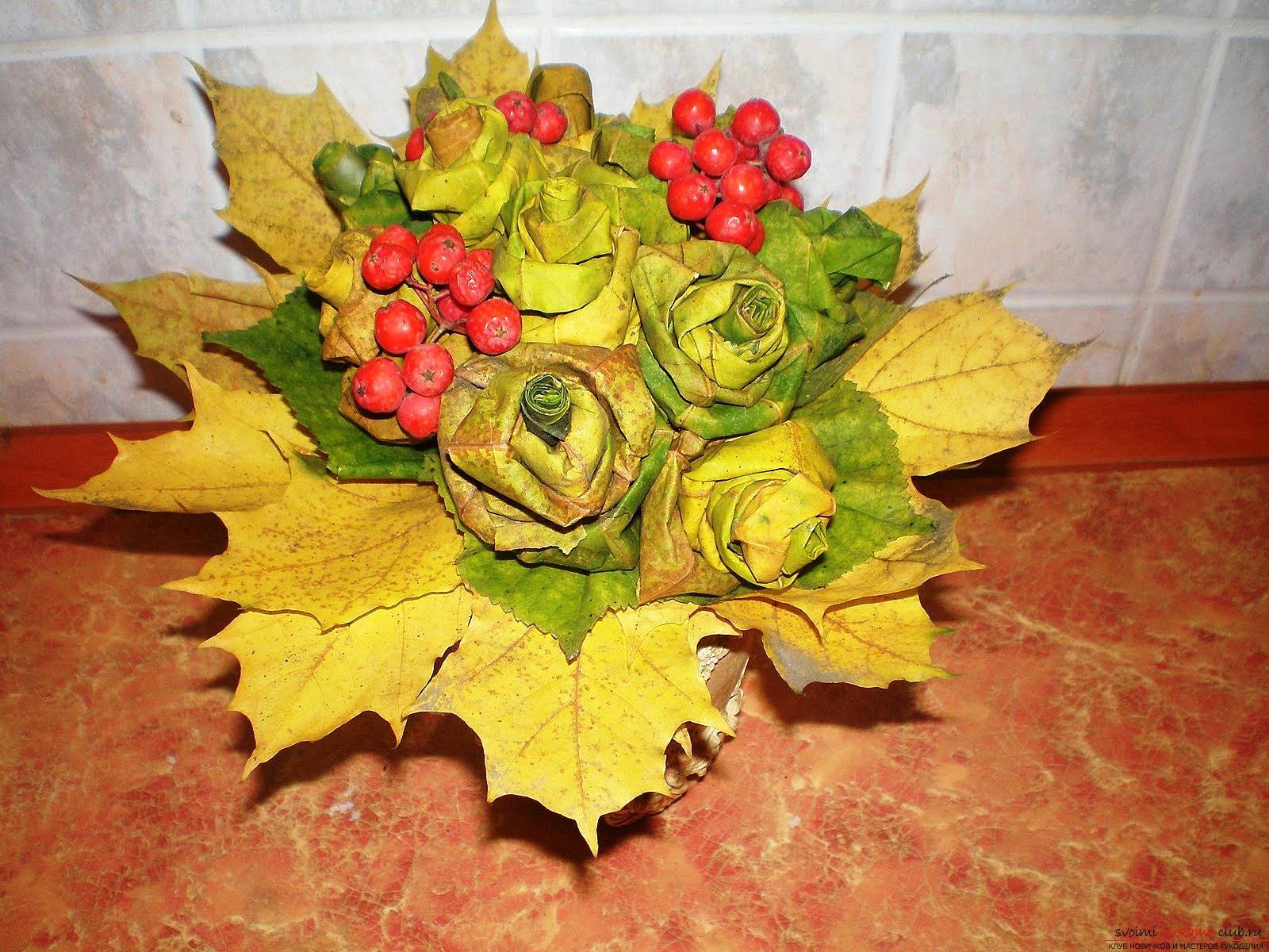 Поделки из живых цветов