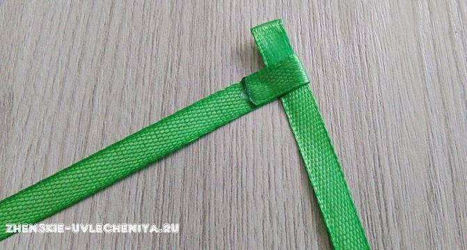 Поделки из атласных лент