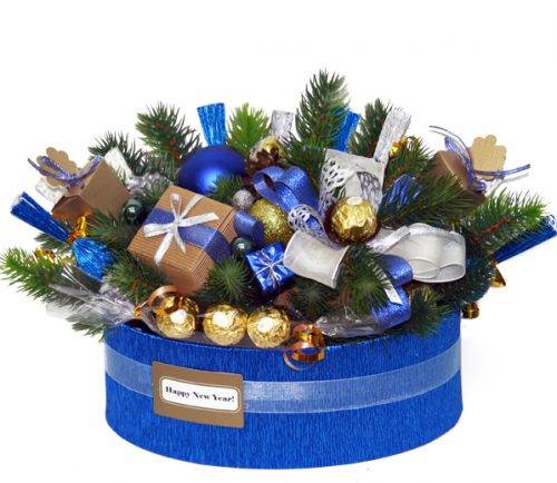 Новогодние поделки из конфет