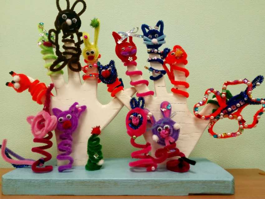 Детские поделки из мягкой проволоки