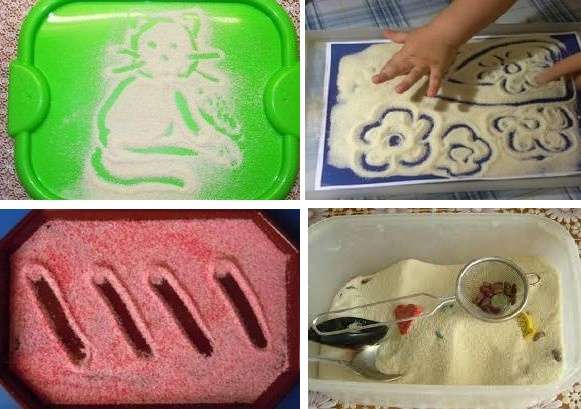 Поделки из крупы