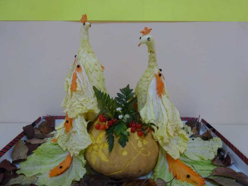 Поделки из овощей для детского сада