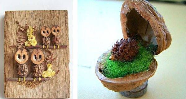 Поделки из каштанов