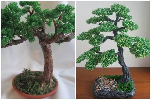 Деревья из бисера: красивые и необычные изделия из бисера своими руками. Подробная схема плетения деревьев + фото-примеры готовых работ