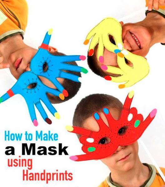 Новогодние маски своими руками