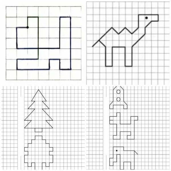 Как рисовать по клеточкам лего: красивые картинки для начинающих
