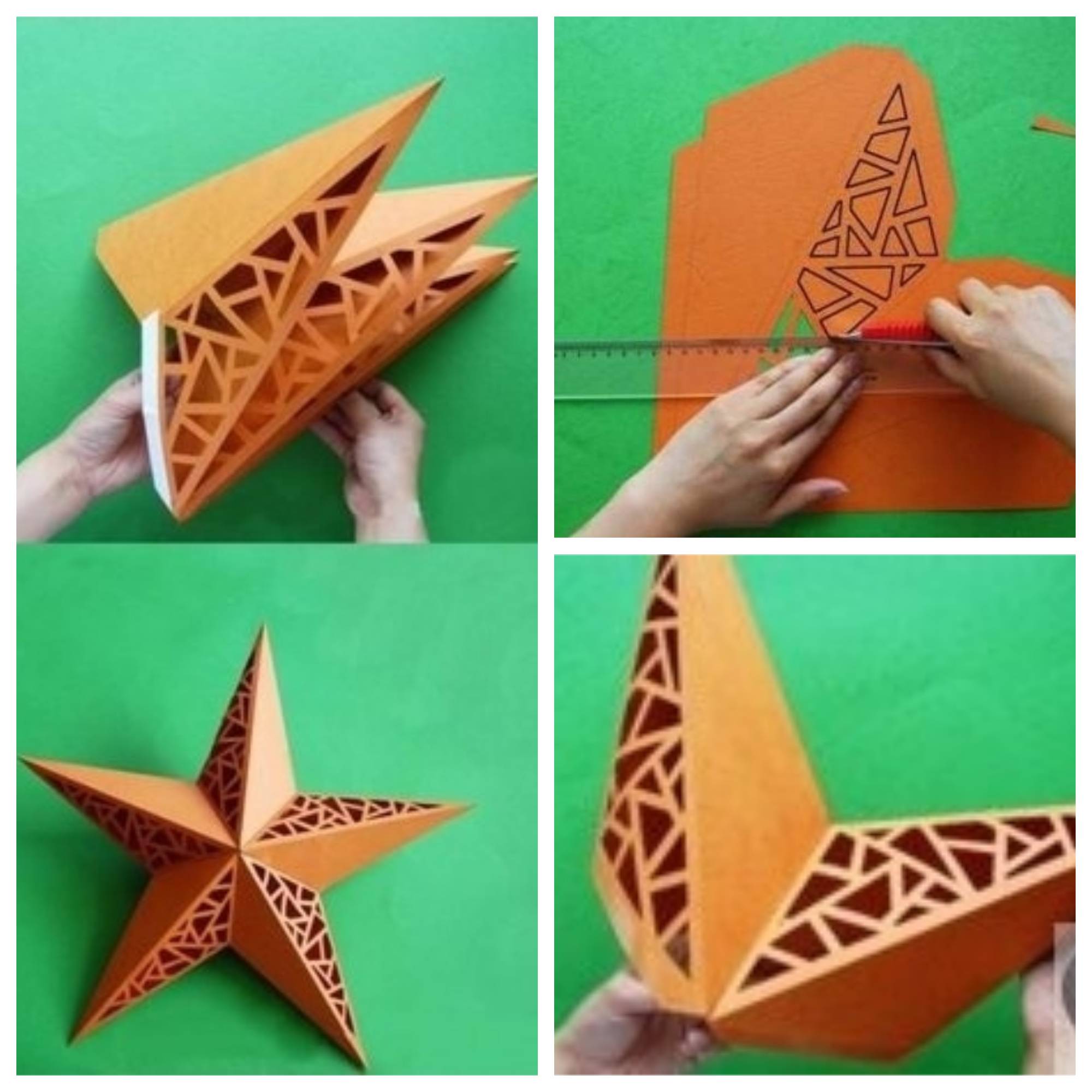 Звёзды на ёлку своими руками