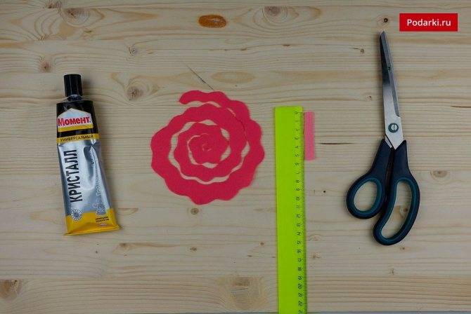 Цветы из лент ткани